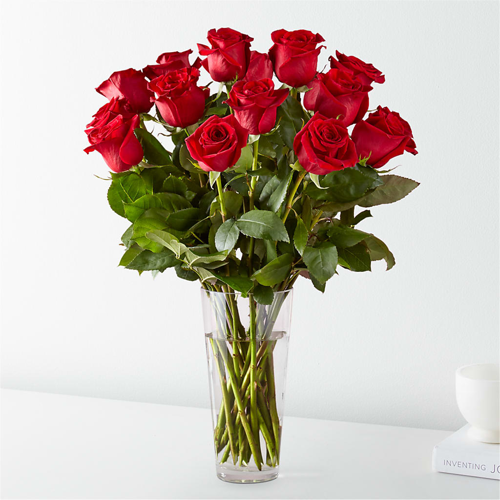 Long Stem Red Rose Bouquet – Carrs, Bellevue WA