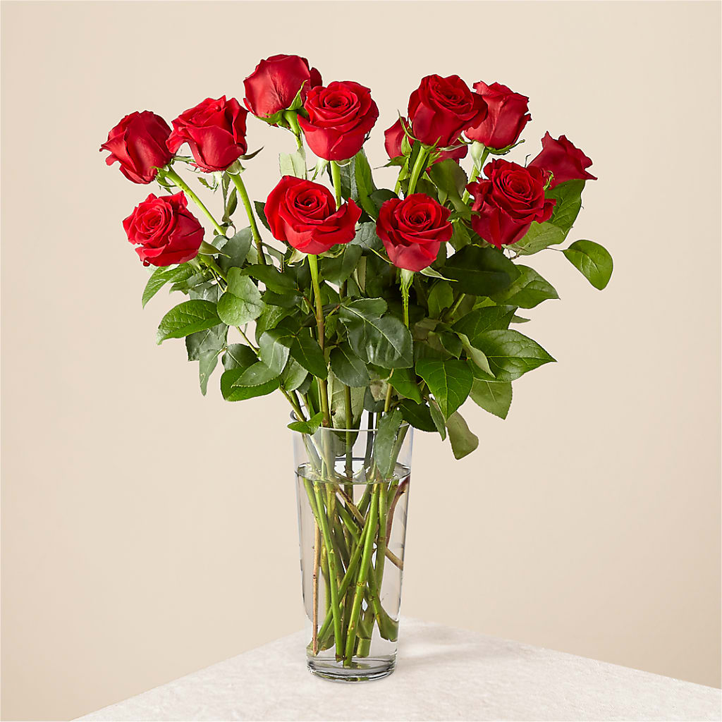 Long Stem Red Rose Bouquet – Carrs, Bellevue WA