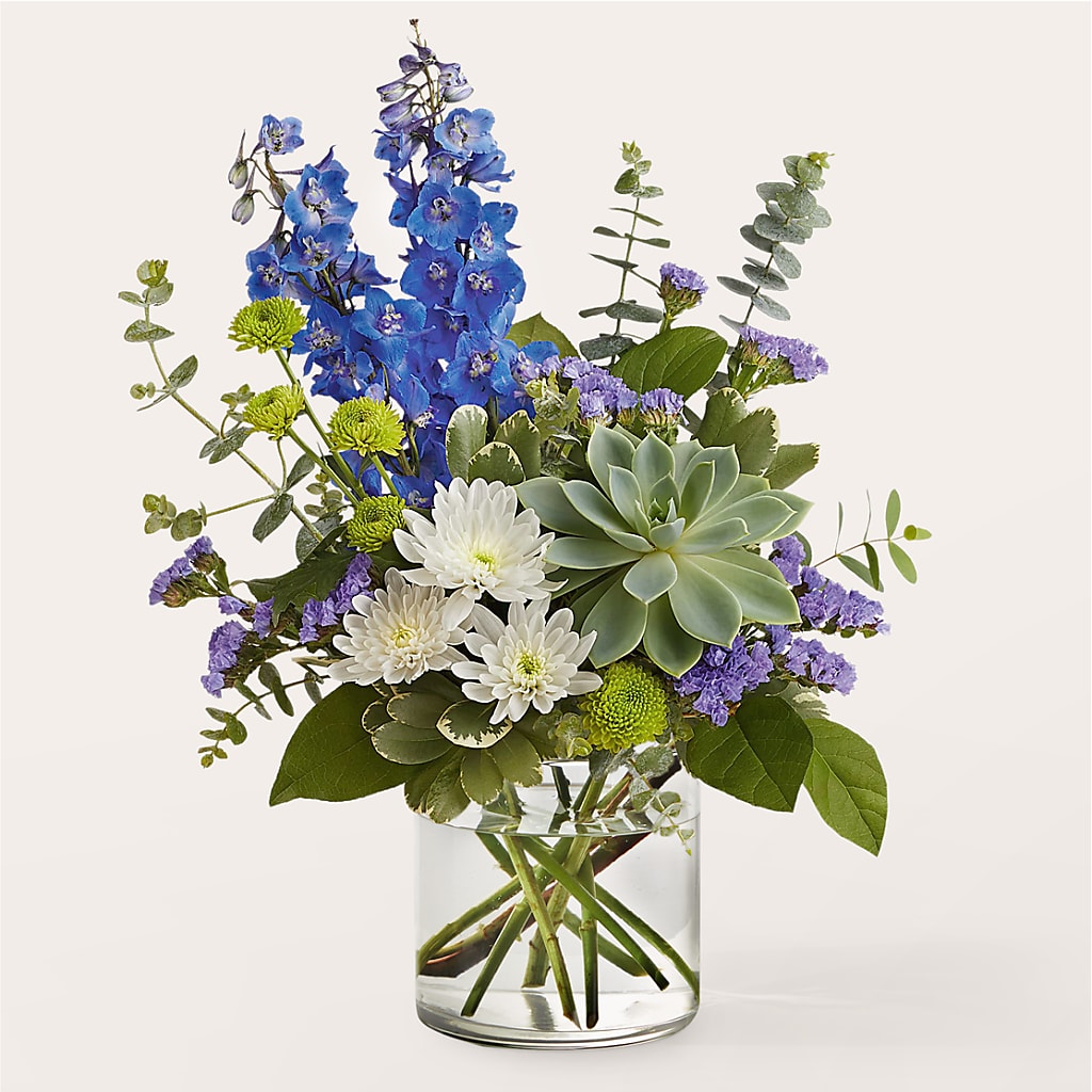 Cerulean Waves Bouquet – Carrs, Bellevue WA