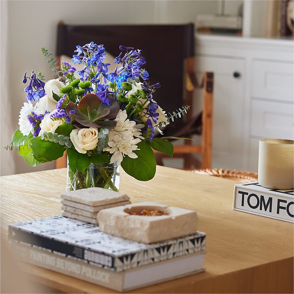 Cerulean Waves Bouquet – Carrs, Bellevue WA