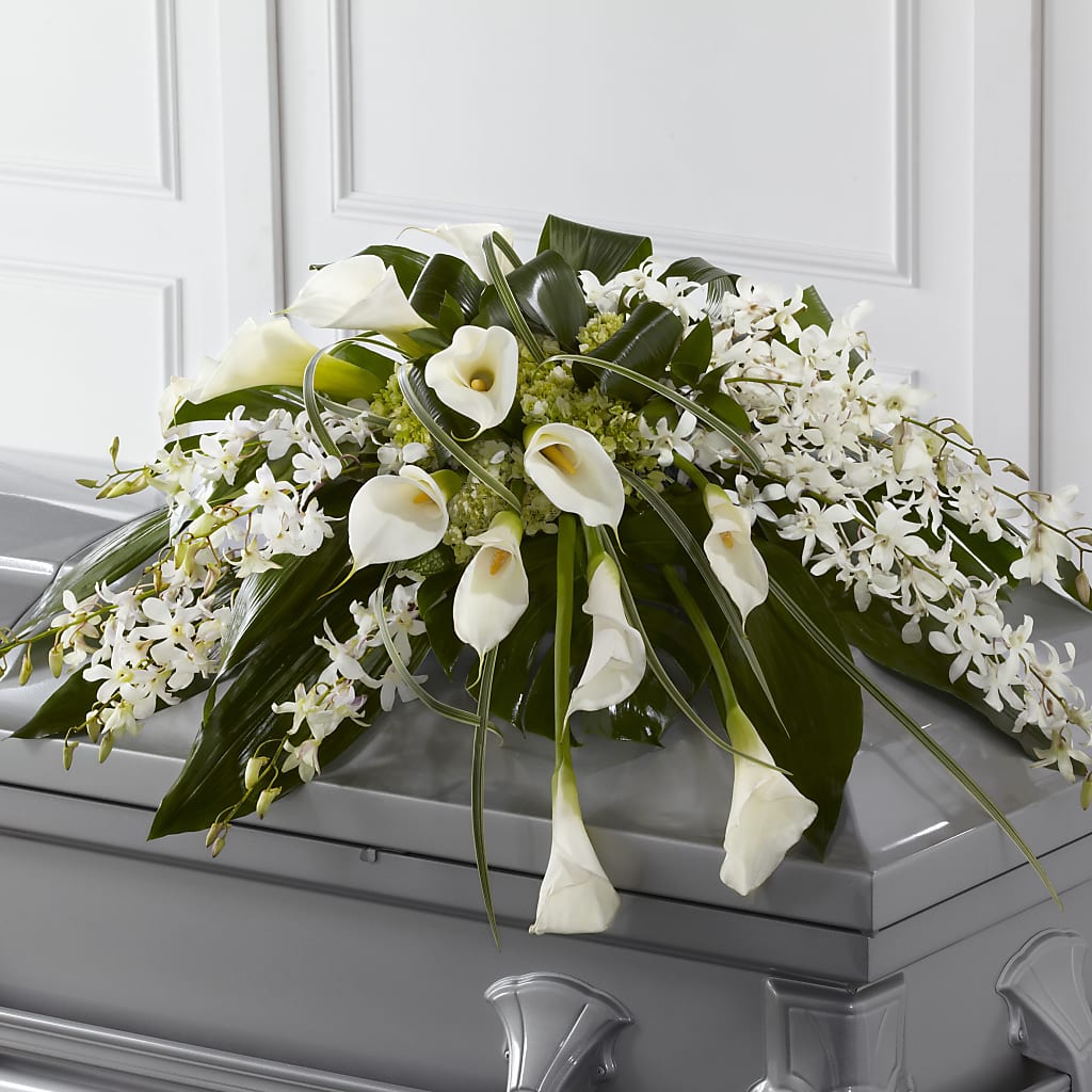 Angel Wings Casket Spray – Carrs, Bellevue WA