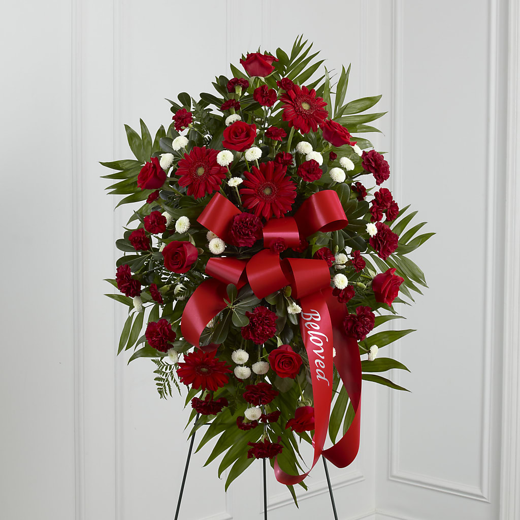 Treasured Memories Standing Spray – Carrs, Bellevue WA