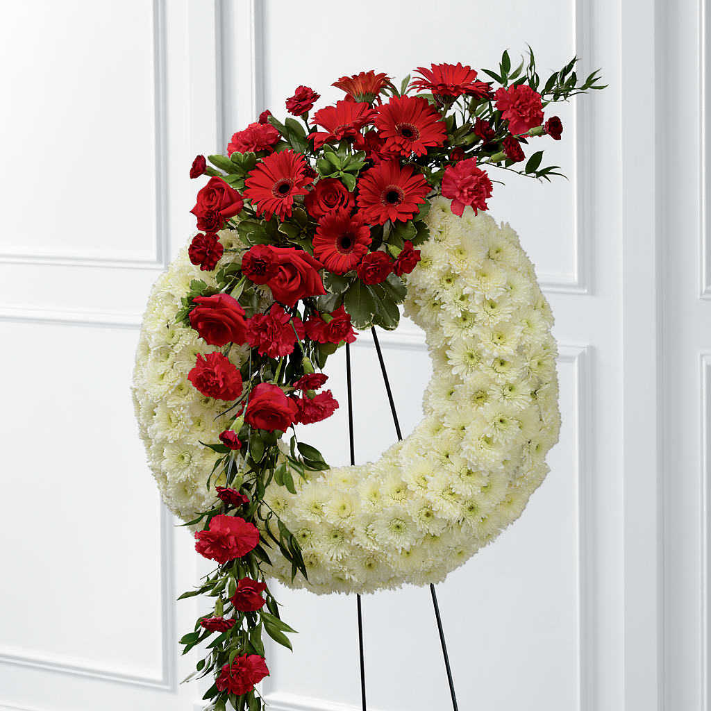 Graceful Tribute Wreath – Carrs, Bellevue WA