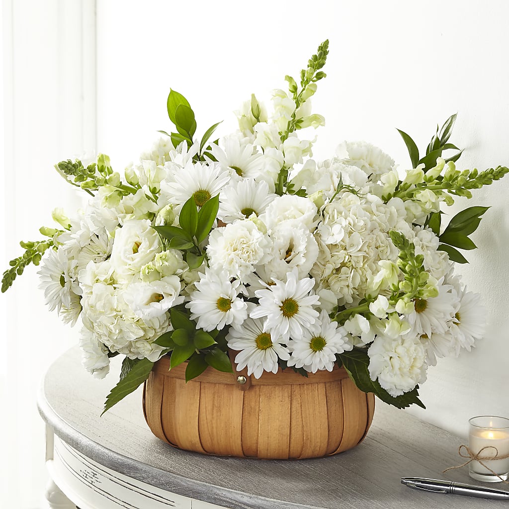 Pure Ivory Basket – Carrs, Bellevue WA