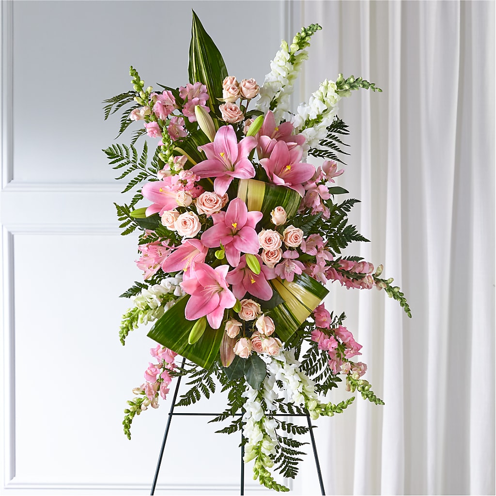 Elegant Embrace Standing Spray – Carrs, Bellevue WA
