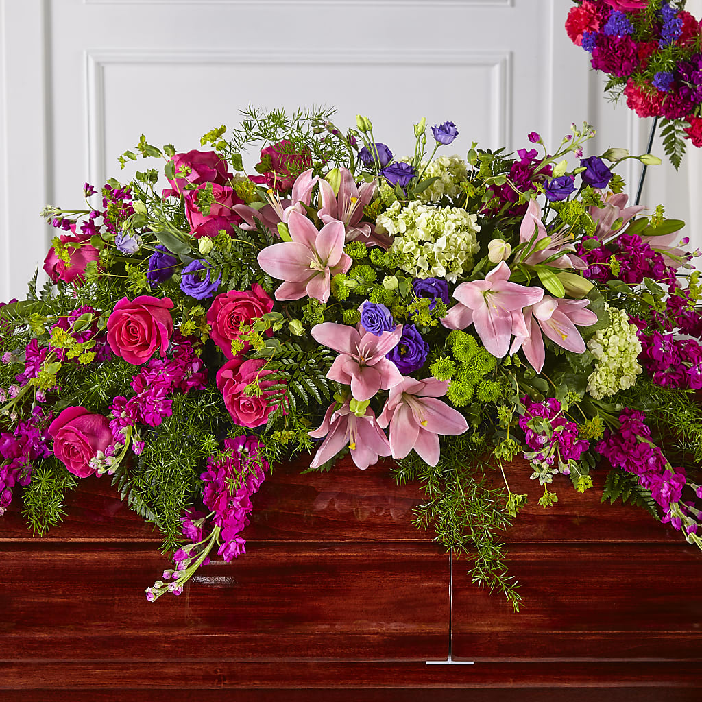 Radiant Tribute Casket Spray – Carrs, Bellevue WA