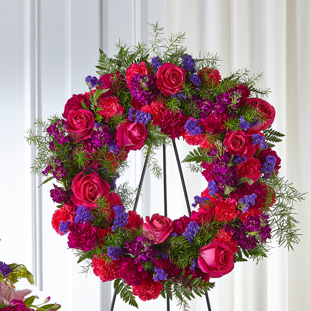 Calming Colors Wreath – Carrs, Bellevue WA