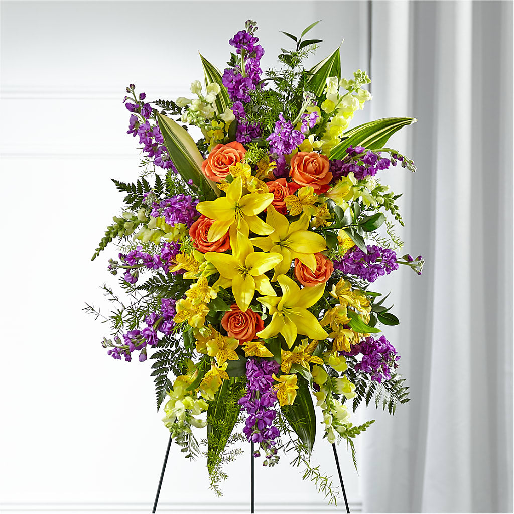 Thoughtful Prayers Standing Spray – Carrs, Bellevue WA