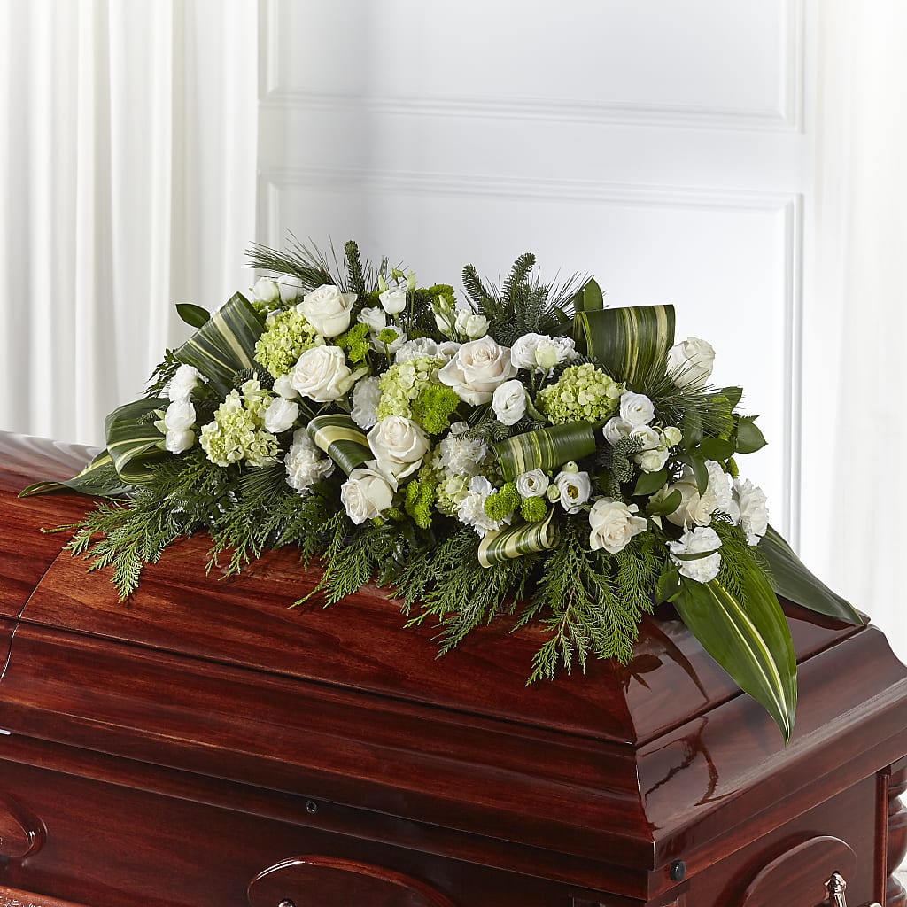 Hopeful Gesture Casket Spray – Carrs, Bellevue WA