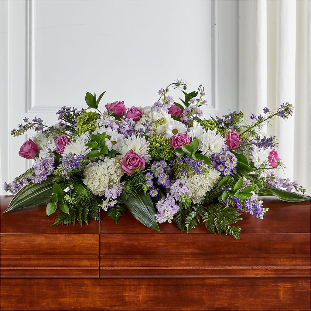 Meadows of Serenity Casket Spray – Carrs, Bellevue WA