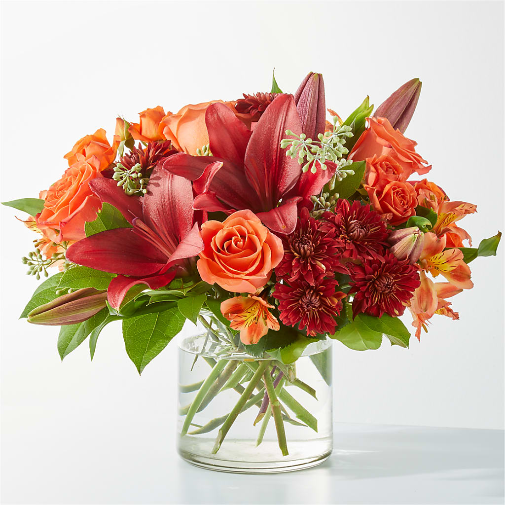 Crimson Leaves Bouquet – Carrs, Bellevue WA