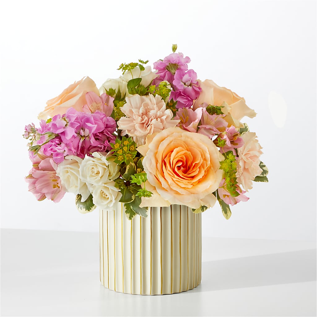 Paradise Bouquet with Ivory Vase – Carrs, Bellevue WA