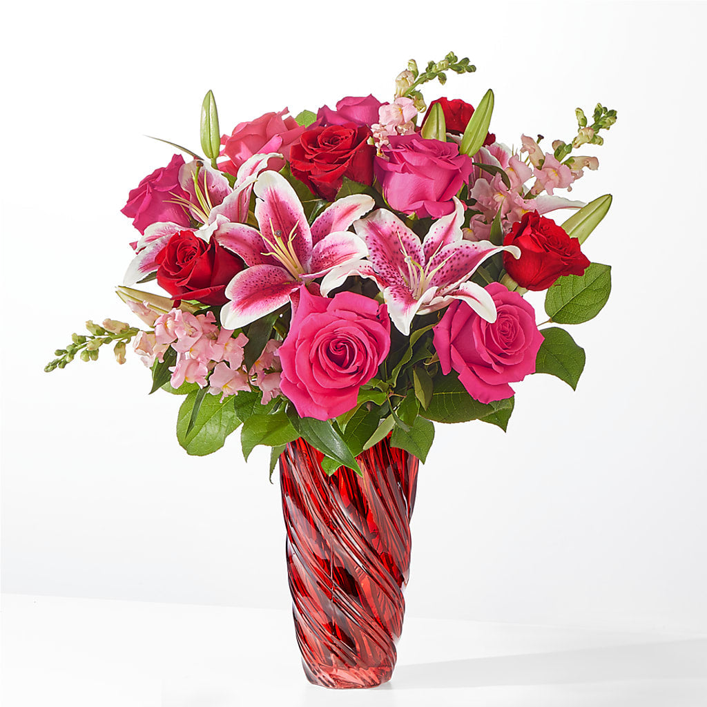 Always You Bouquet with Luxe Swirl Vase – Carrs, Bellevue WA