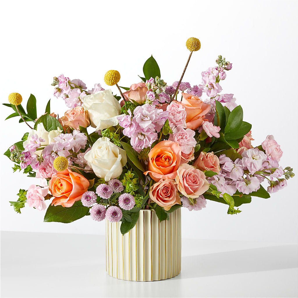 French Market Bouquet with Ivory Vase – Carrs, Bellevue WA