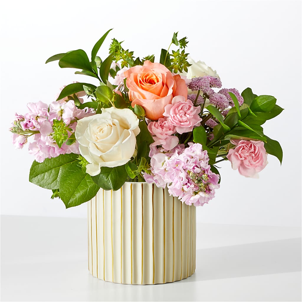 French Market Bouquet with Ivory Vase – Carrs, Bellevue WA
