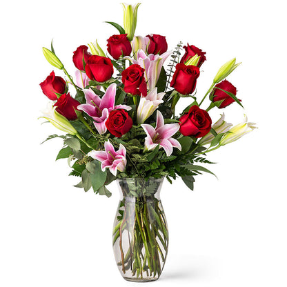 Premium Unforgettable Rose Lilly Red –  Carrs, Bellevue WA