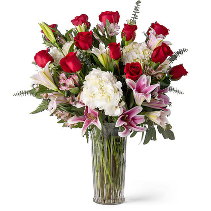 Lux Unforgettable Red Arrangement –  Carrs, Bellevue WA