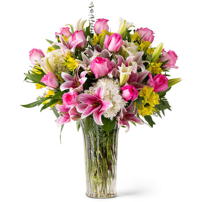 Lux Unforgettable Pink Arrangement –  Carrs, Bellevue WA