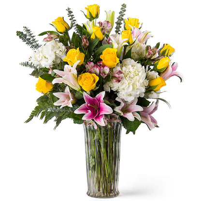 Lux Unforgettable Yellow Arrangement –  Carrs, Bellevue WA