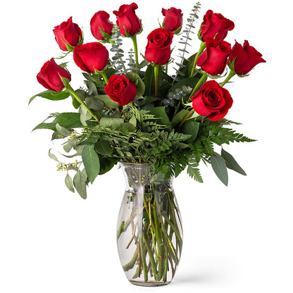 Unforgettable Dozen Rose Red –  Carrs, Bellevue WA