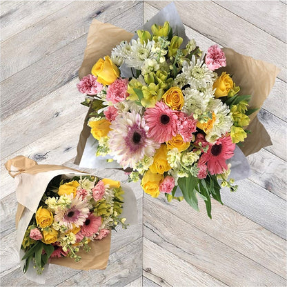 Dewdrop Wrapped Bouquet –  Carrs, Bellevue WA
