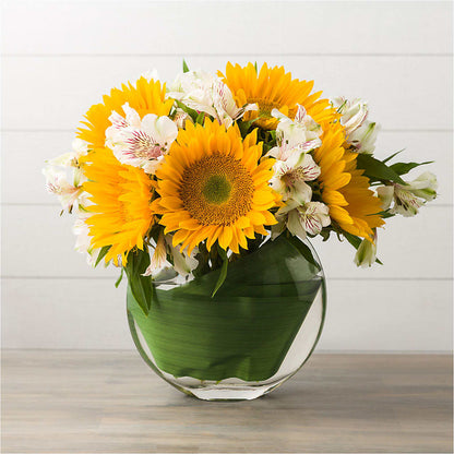 Alluring Sunflower Arrangement –  Carrs, Bellevue WA