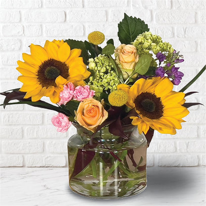 Sunny Elegance Arrangement –  Carrs, Bellevue WA