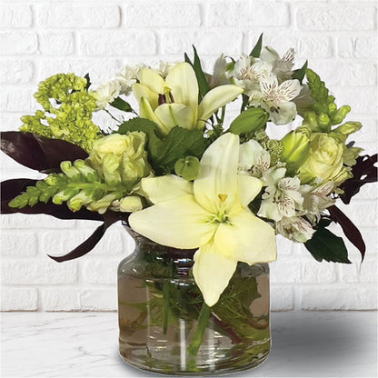 White Elegance Arrangement –  Carrs, Bellevue WA