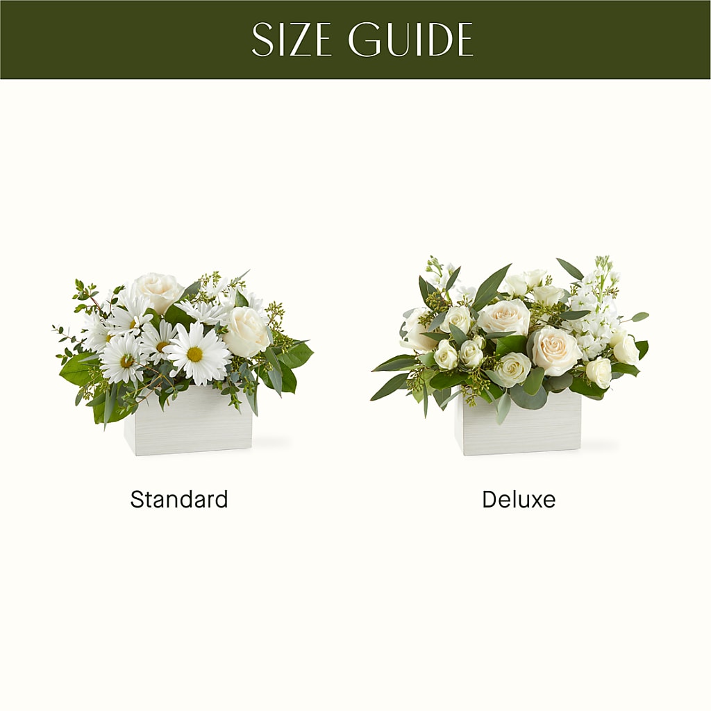 Fresh Linen Box Bouquet –  Carrs, Bellevue WA
