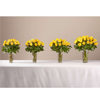 Long Stem Yellow Rose Bouquet –  Carrs, Bellevue WA