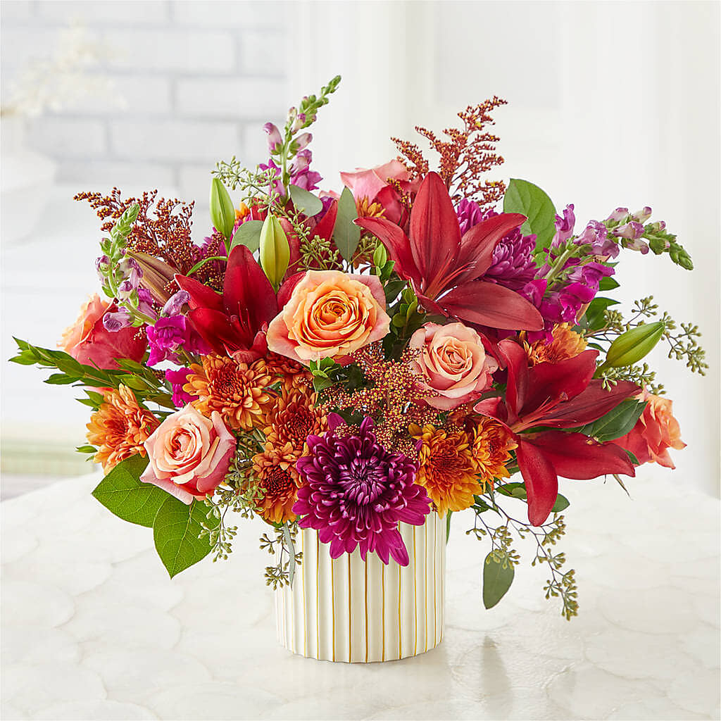 Burgundy Landscape Bouquet –  Carrs, Bellevue WA