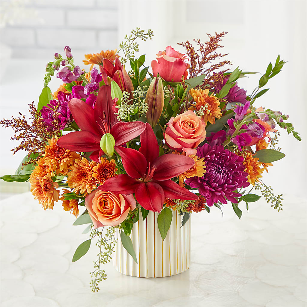 Burgundy Landscape Bouquet –  Carrs, Bellevue WA