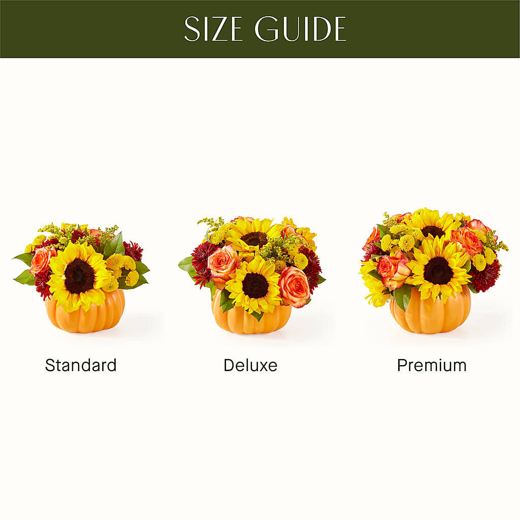 Golden Gourd Pumpkin Bouquet –  Carrs, Bellevue WA