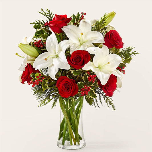 Sparkling Snowflakes Bouquet –  Carrs, Bellevue WA