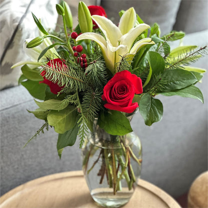 Sparkling Snowflakes Bouquet –  Carrs, Bellevue WA