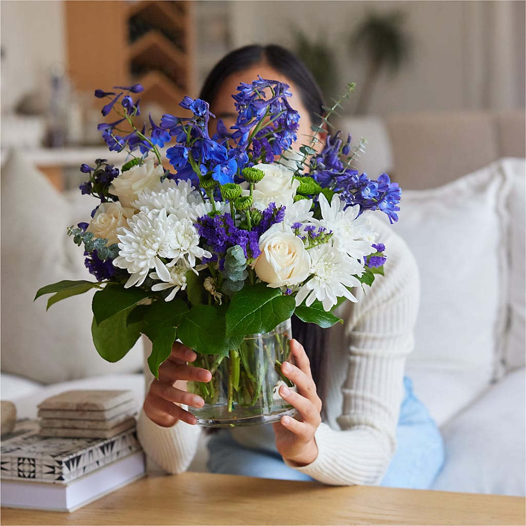 Cerulean Waves Bouquet –  Carrs, Bellevue WA