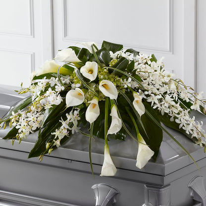 Angel Wings Casket Spray –  Carrs, Bellevue WA