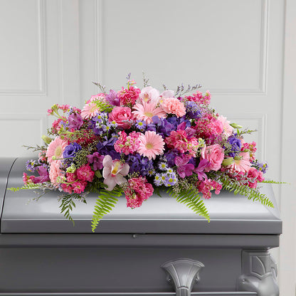 Glorious Garden Casket Spray –  Carrs, Bellevue WA