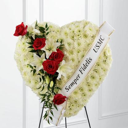Heartfelt Hero Standing Heart –  Carrs, Bellevue WA