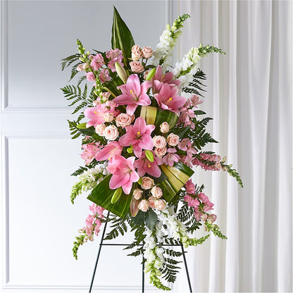 Elegant Embrace Standing Spray –  Carrs, Bellevue WA