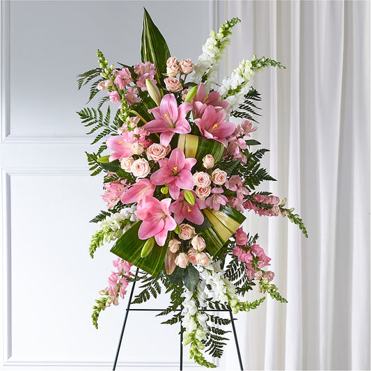 Elegant Embrace Standing Spray –  Carrs, Bellevue WA
