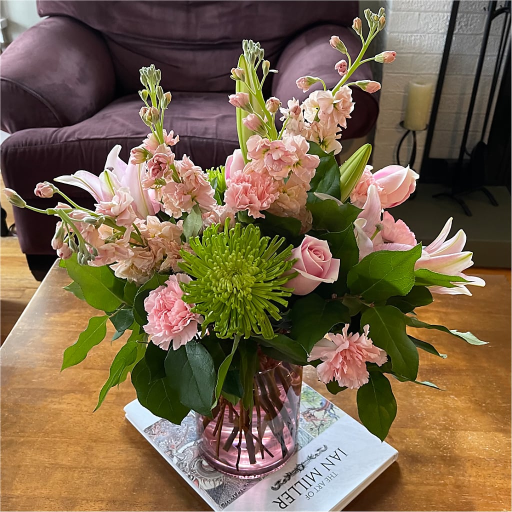 Pretty in Pink Bouquet –  Carrs, Bellevue WA
