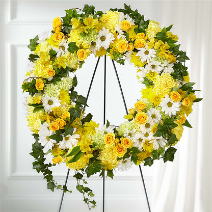 Golden Remembrance Wreath –  Carrs, Bellevue WA