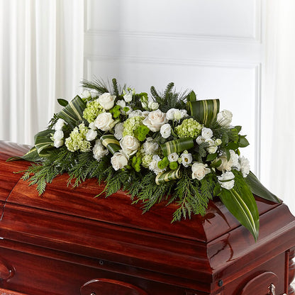 Hopeful Gesture Casket Spray –  Carrs, Bellevue WA