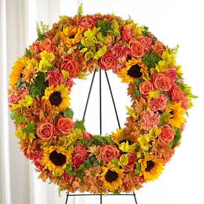 Autumnal Memories Wreath (Standard) –  Carrs, Bellevue WA