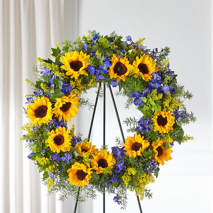 Bright Rays Wreath –  Carrs, Bellevue WA