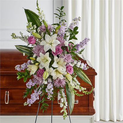 Grateful Hearts Standing Spray –  Carrs, Bellevue WA