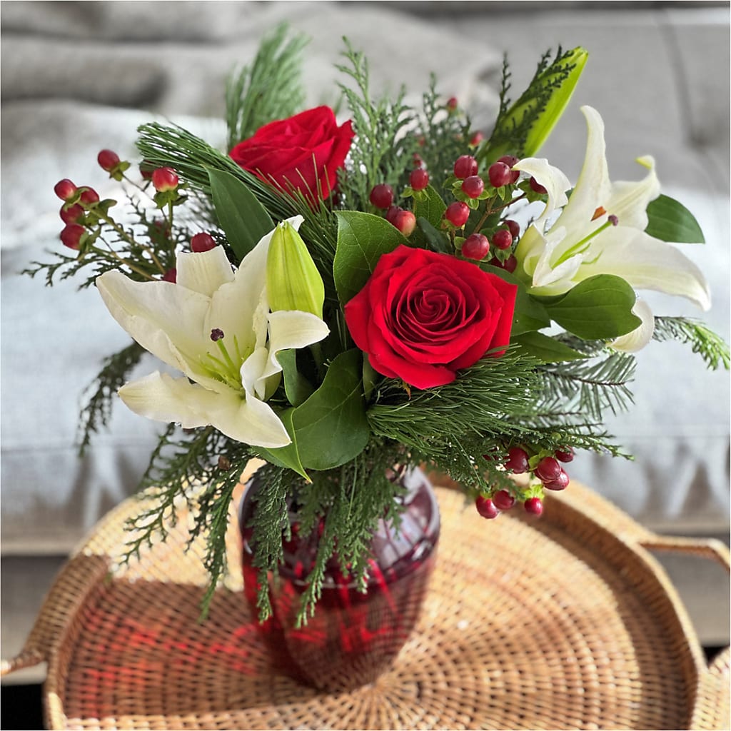 Evergreen Delight Bouquet –  Carrs, Bellevue WA