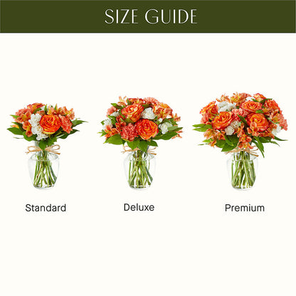 Apricot Glow Bouquet –  Carrs, Bellevue WA