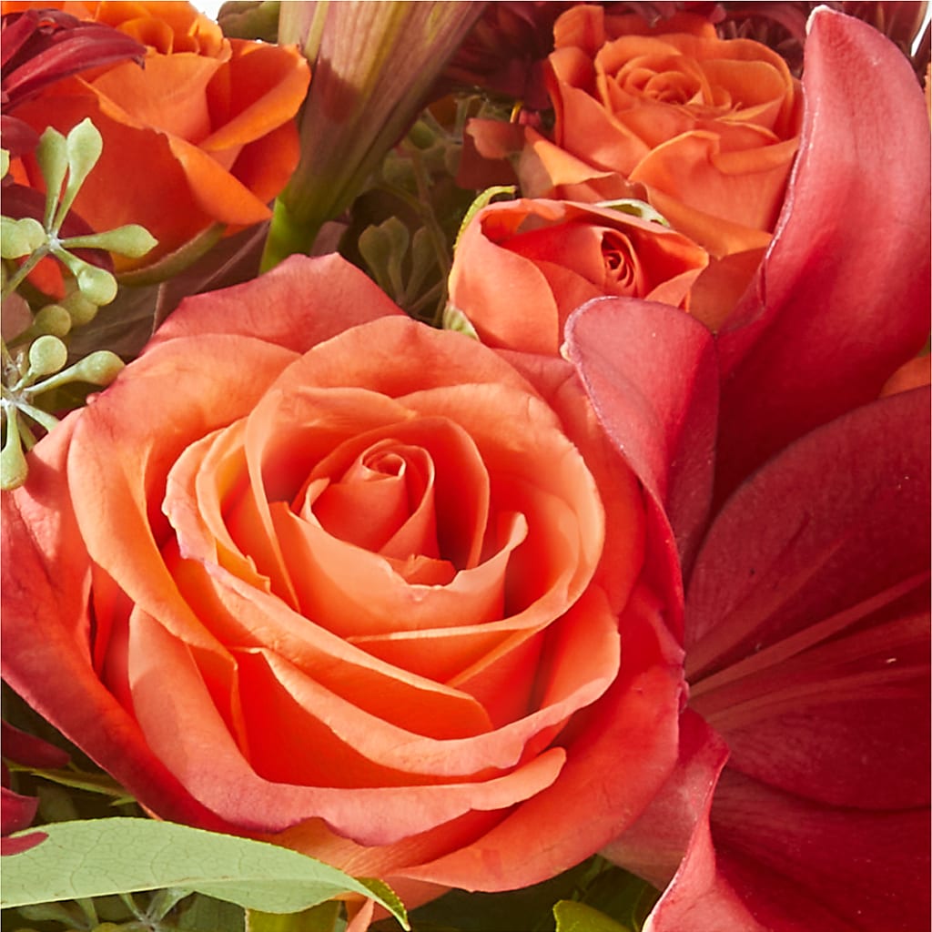 Crimson Leaves Bouquet –  Carrs, Bellevue WA